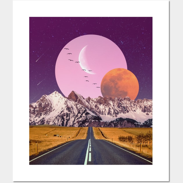 Pink Moon Wall Art by Aaron the Humble